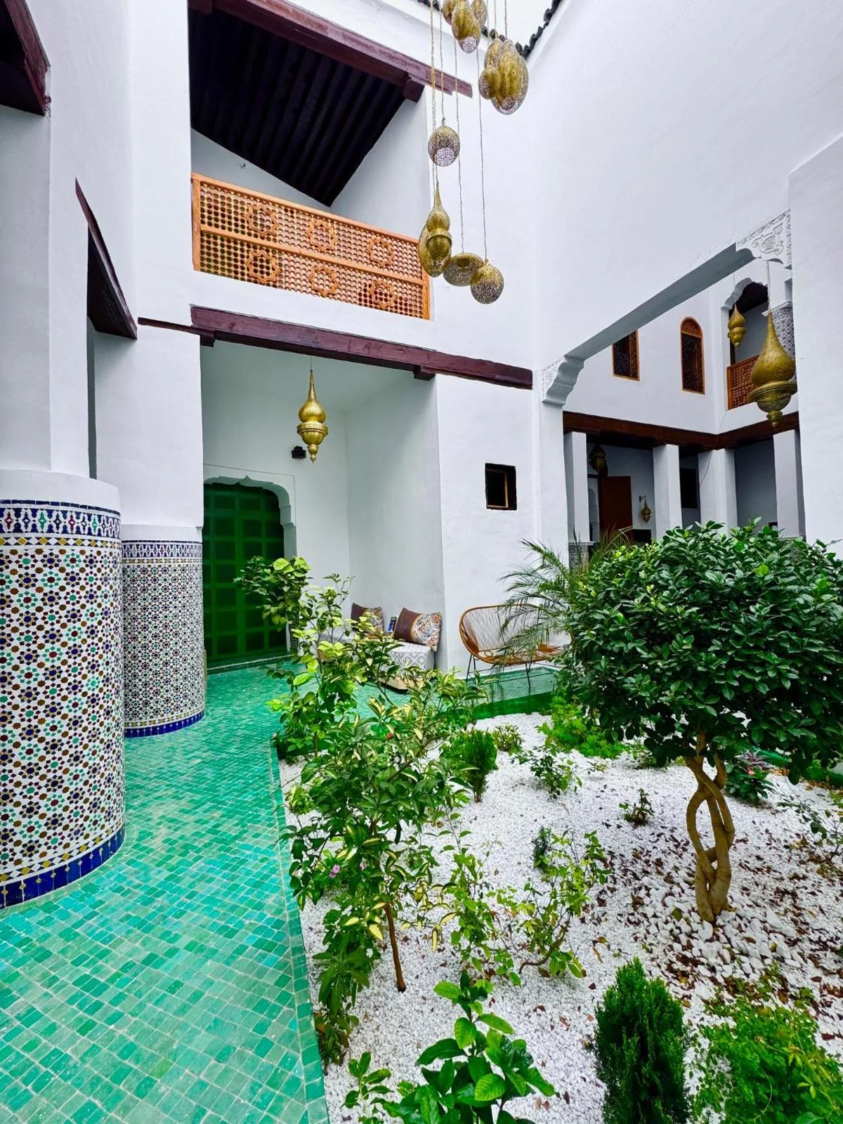 Le jardin au rez-de-chaussée